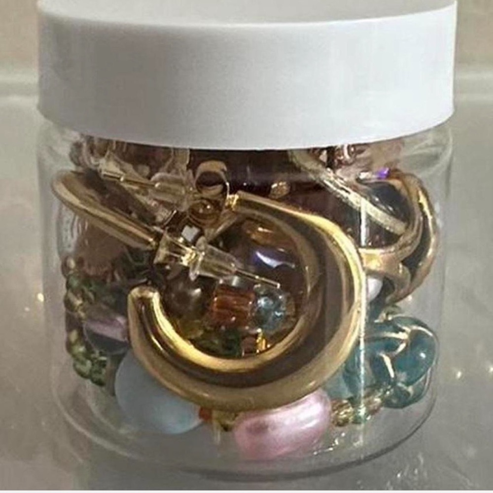 Gold and Multicolor Women's Jewelry Set